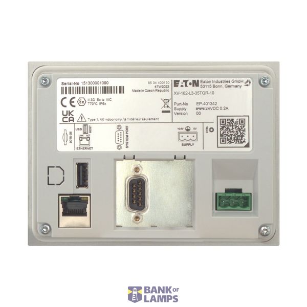 Touch panel XV-102, 24 V DC, 3.5 Inch, 1 x USB, 1 x RS-232, Linux, Res image 2