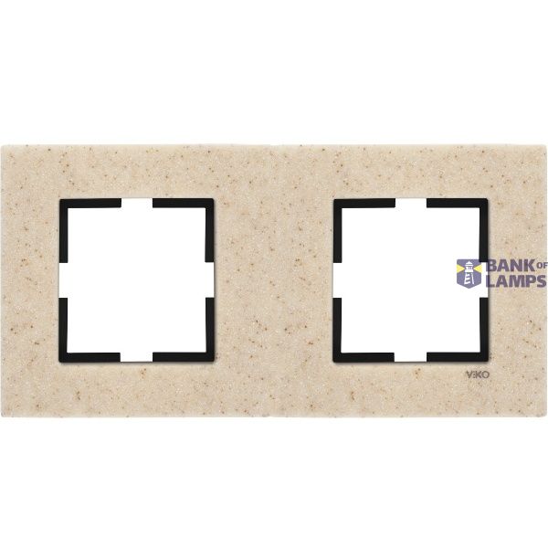 Novella Accessory Corian - Aurora Two Gang Frame image 1