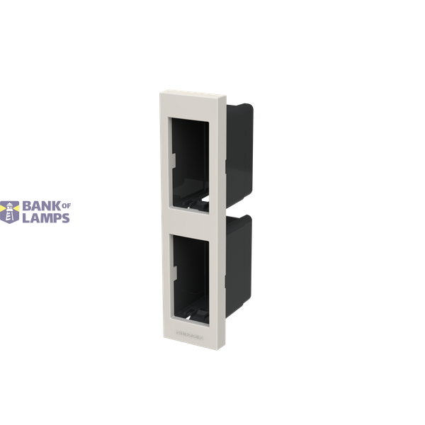 Frame for metallic and plastic profiles - Niessen logo - 1+1M - Dune image 2