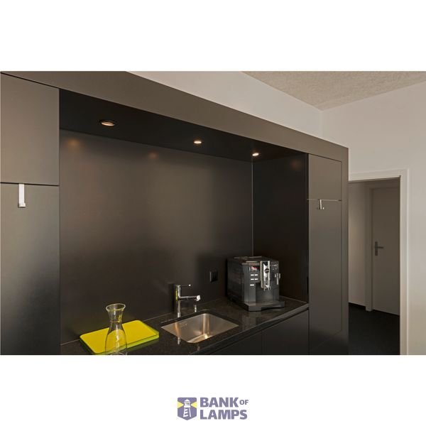 NEW TRIA® 68, recessed ceiling light, round, max. 10W GU10, black image 1