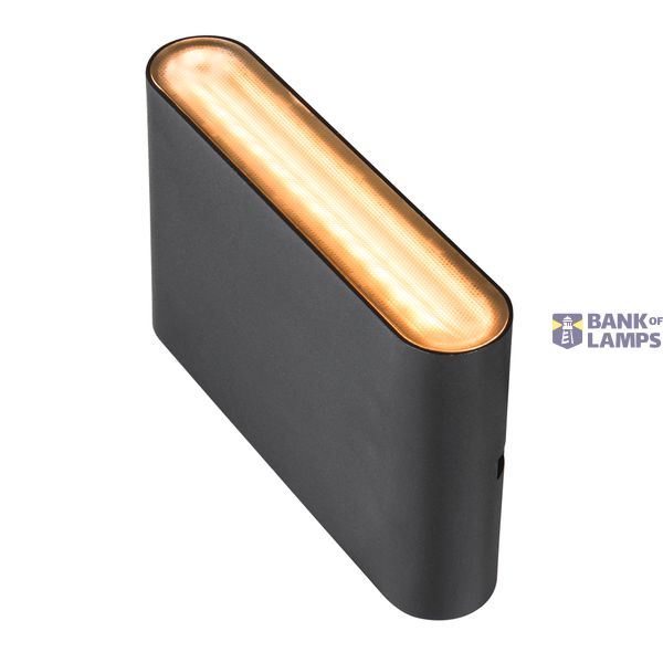 OVAL 14 WL wall-mounted light 2700/3000K, 6W, black image 4