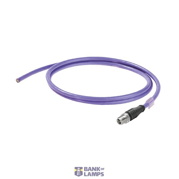 Ethernet Railway Cable (assembled), M12 X-type IP 67 straight male, Op image 1