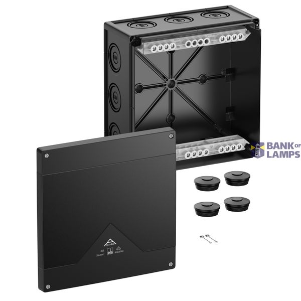 Junction box, Type of protection IP66/IP67/IP69, max. 35², IK09, Protection class II, Ui 690V AC, Ui 690V DC, DLG, DNV, VDE, Halogen free image 1