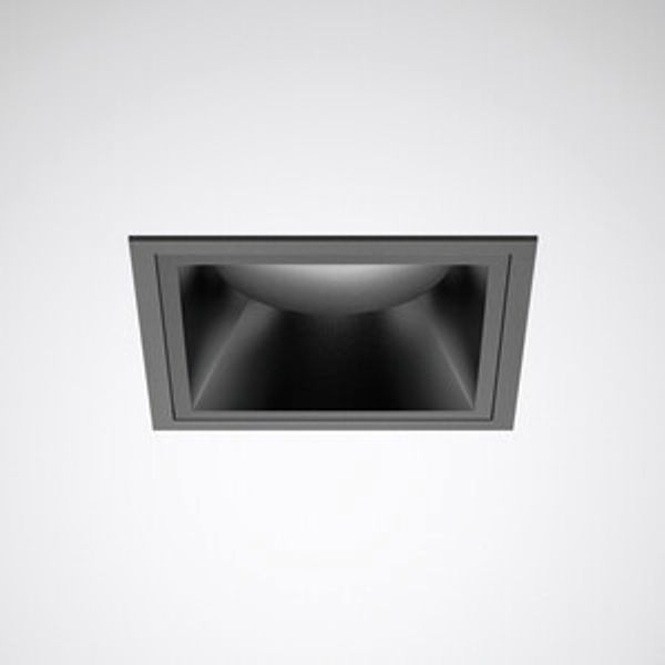 Downlights Sonnos Lens Black square ETDD 13W 1400lm 90 Flood (FL) IK06 3 SDCM image 1