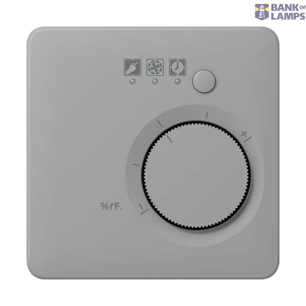 Central plate for hygrostat, thermoplastic, CD series, grey image 1