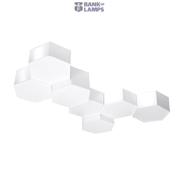 CEILING LAMP SUNDE 11 WHITE E27 2X60W IP20 image 3