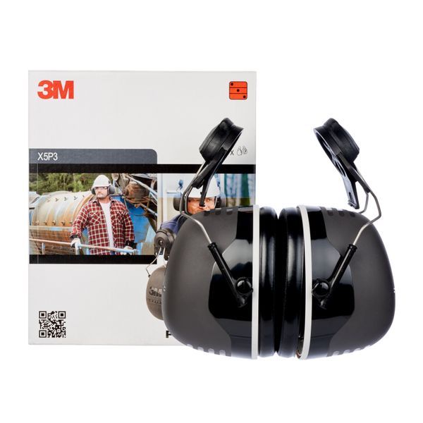 3M™ PELTOR™ Earmuffs, Black, Helmet Mounted, X5P3 image 9