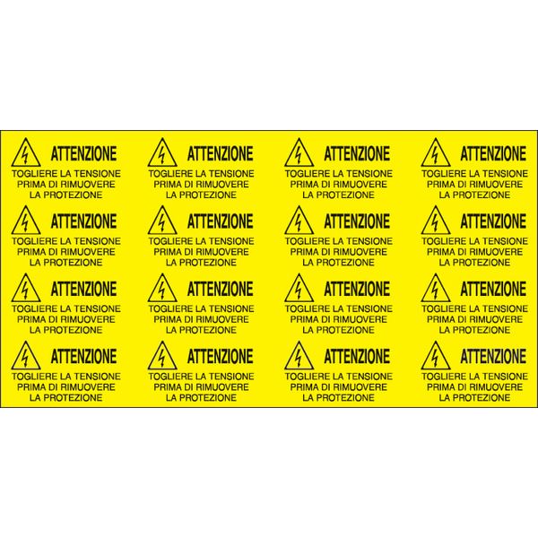 Adhesive label - Dimensions: 330 x 170 mm image 1