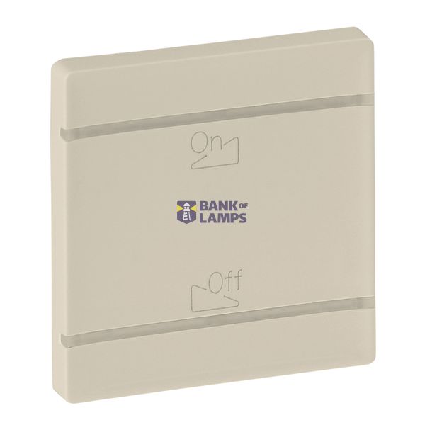 Cover plate Valena Life - dimmer symbol - 2 modules - ivory image 2