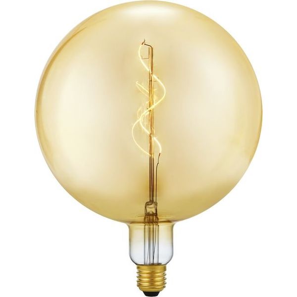 LED E27 Slim Flex Fila Globe G200x261 230V 470Lm 5W 922 AC Gold Dim image 1