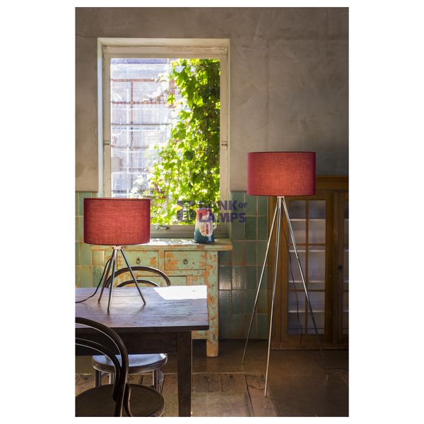 FENDA lamp base, E27, chrome, without lamp shade image 3