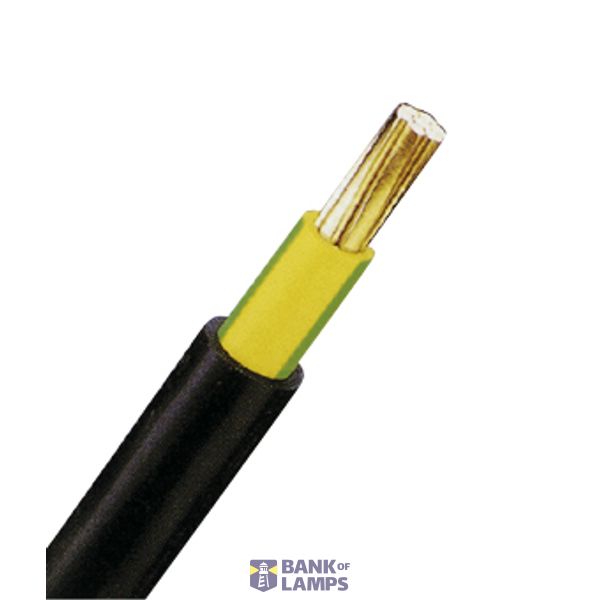 PVC Insulated Heavy Current Cable 0,6/1kV NYY-O 1x95rm bk image 1
