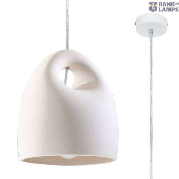 CERAMIC HANGING LAMP BUKANO E27 1X60W IP20 image 2