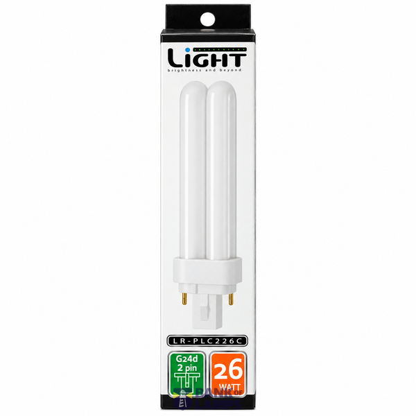 Energy saving lamp PLC 2 G24D 26W 2700K image 2