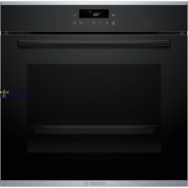Bosch Oven | HBA272BB3 | 71 L | Electric | Pyrolysis/Hydrolytic | Touch control | Height 59.5 cm | Width 59.4 cm | Black image 1
