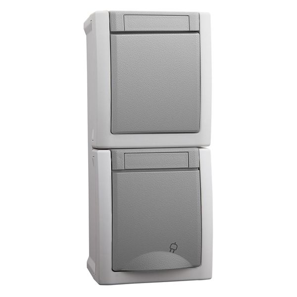 Pacific Grey Switch + Earth Socket Ver (Quick Connection) image 1