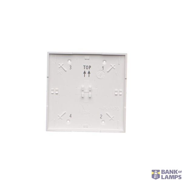 Triple contact push button, (module), 10AX, quick connection, cream white/electro white image 1