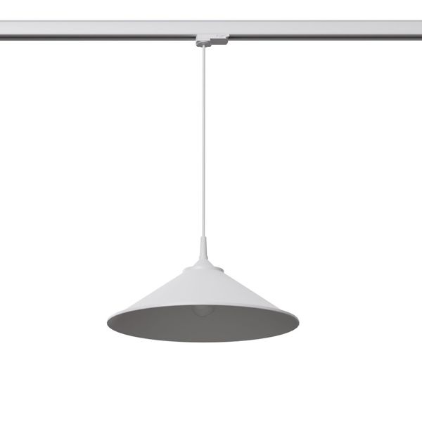 HANGING LAMP 3 PHASE ZUMA WHITE E27 image 1