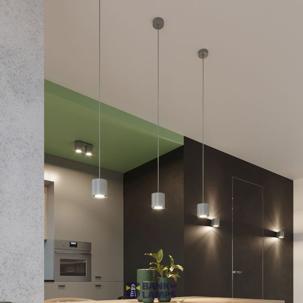 HANGING LAMP ORBIS 1 GREY GU10 1X40W IP20 image 8
