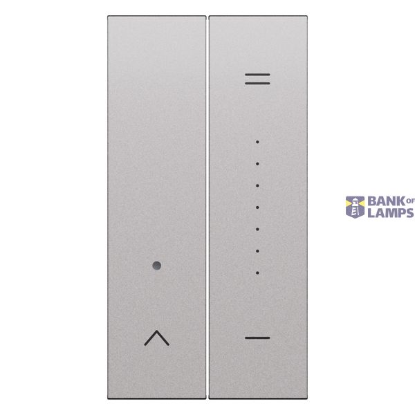L.NOW - DIMMER COVER 2M STEEL image 1