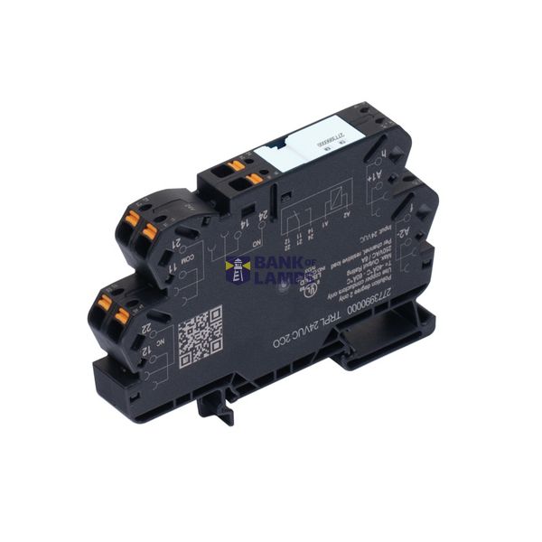 Relay module, 24 V UC ±10 %, Green LED, 2 x 1 CO Contact (AgNi) , 250  image 1