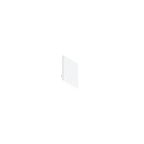 SUP2 TRACK U END PLATE WH - Cover plate image 1