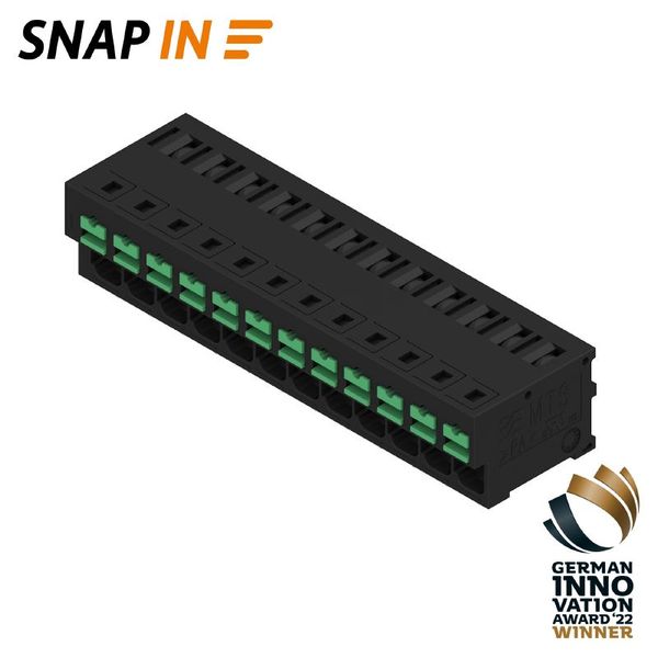 Printed circuit board terminals, PCB terminal, THT solder connection, Pitch in mm (P): 5.00 mm, Number of poles: 12, Tube image 1