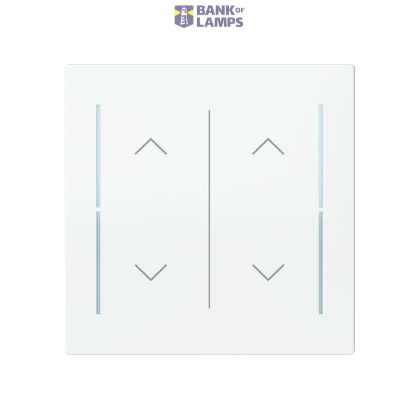 LFAW/A.2.70.1-44G Cover plate with legend with Symbol "arrows" studio white - Trevion® image 1