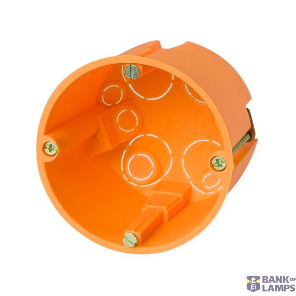 Cavitywall socket di60/d61mm, orange, PP image 1