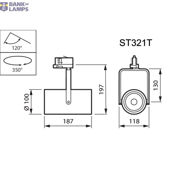 ST321T LED27S/ROSE WIA WB FG WH image 2