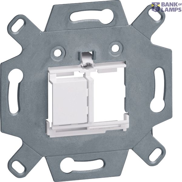 Mounting frame Keystone 2-gang, for Central plate TAE 3-gang, hfr, image 1