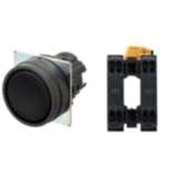 Pushbutton A22NN Ã˜22, bezel plastic, FLAT, MOMENTARY, CAP COLOR Opaque A2215048H image 3
