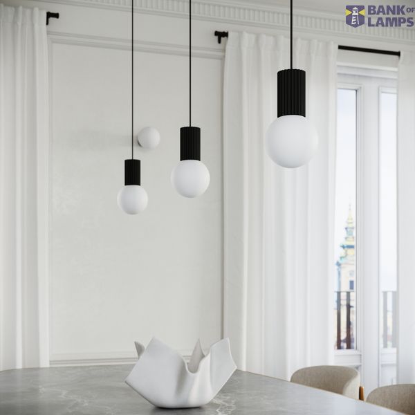 Pendant lamp HALO 3P black image 5