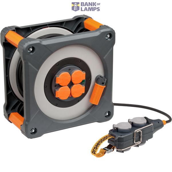 professionalLINE Cable Reel with Powerblock KC 3104 IP44 33+5m H07RN-F 3G1,5 *BE* image 1