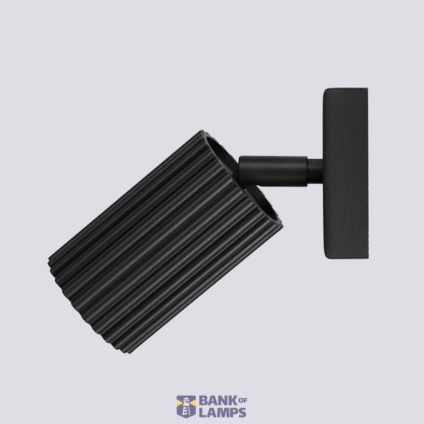 STYLISH WALL LAMP WITH MOVABLE BLACK LAMP FROM THE KARBON SERIES FOR ADDITIONAL LIGHTING image 3