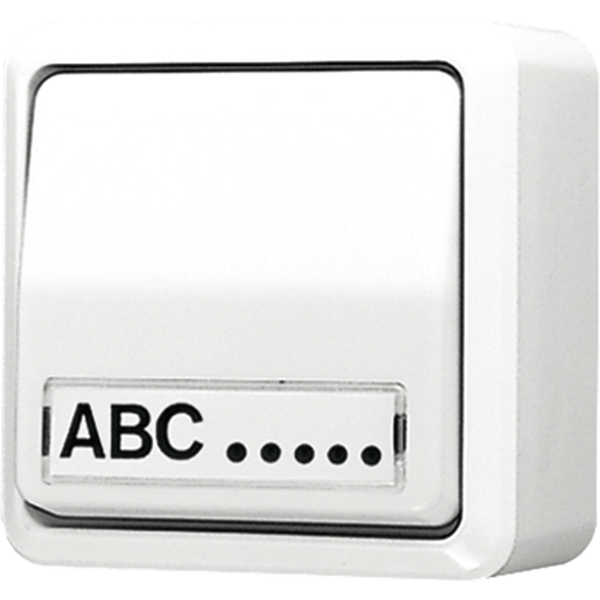 1-gang switch 10 AX / 250 V ~ 606ANAWW image 1