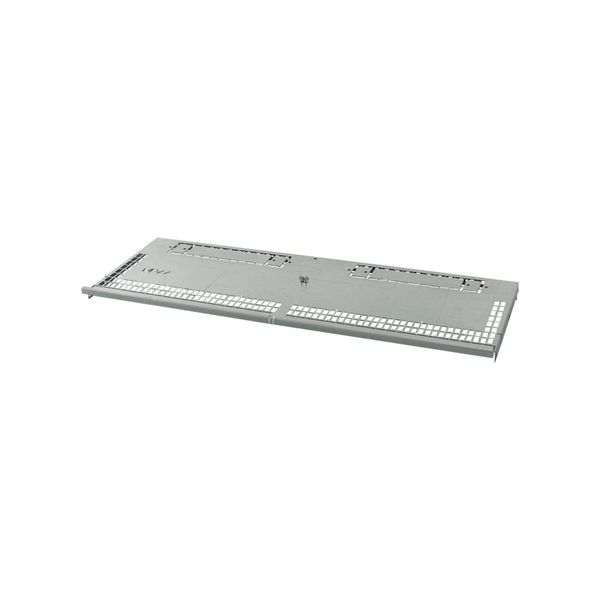 XP2N4W-R-MCB10 Partition, 2xNZM4 component mounting area/cable connection area, withdrawable unit with remote operator, main busbar back, W=1000mm image 2