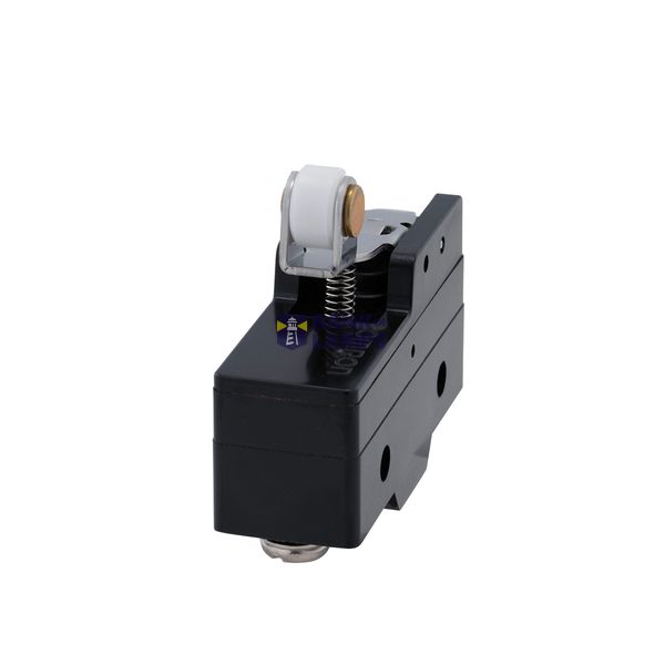 General purpose basic switch, short hinge roller lever, SPDT, 15A high capacity, screw terminals Z15E7000C image 1