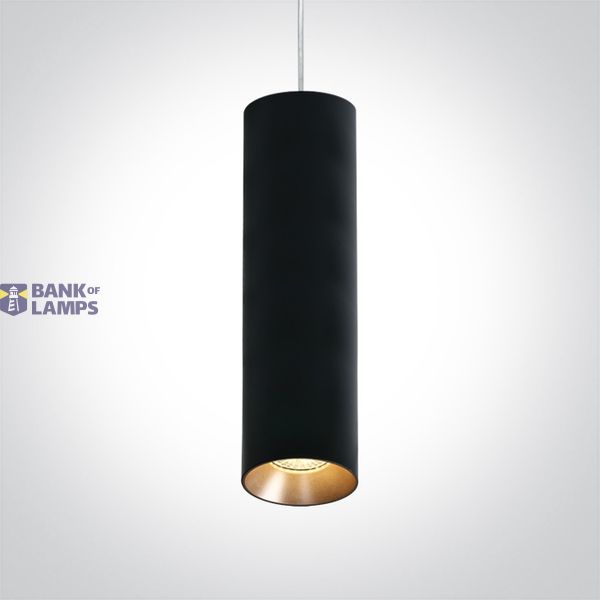 BLACK PENDANT GU10 10W DARK LIGHT image 1