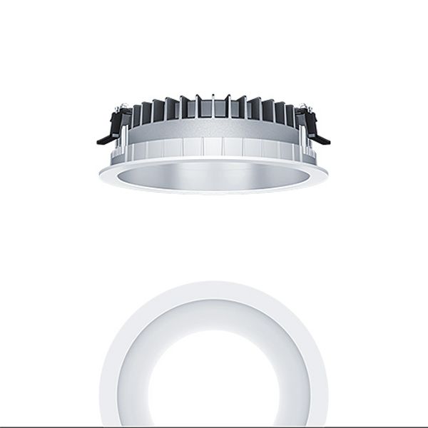 PANOS R R200 3k-840 SWI L SPC WH - LED ceiling-recessed luminaire image 1