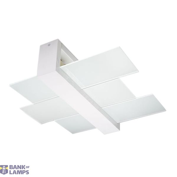 CEILING LAMP FENIKS 2 WHITE E27 2X60W IP20 image 1