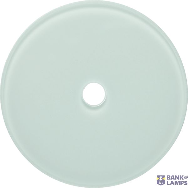 Cover frame 1-position for rotary switch, Glass Series, polar white image 1