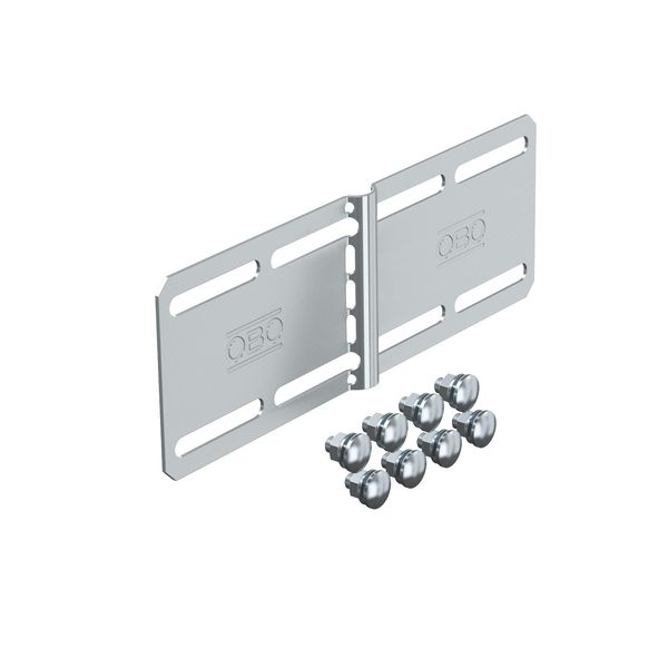Bendable connection element for cable tray, horizontal 100x210, St, FS image 1