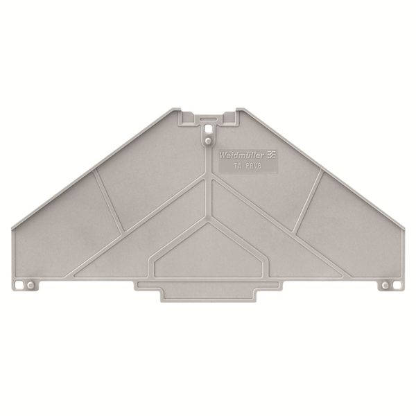 P-series, Partition plate, grey, 2 mm,  Printed 1-8, vertical image 2