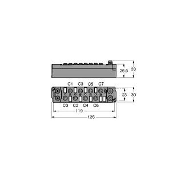 piconet Extension Module for IP-Link 8 Digital PNP Inputs Filter 3 ms   SNNE-0800D-0007 image 1