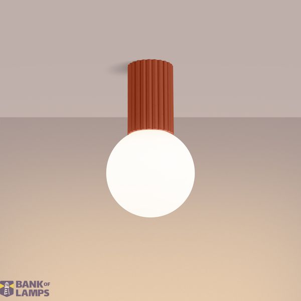 Ceiling lamp HALO red ochra IP44 image 10