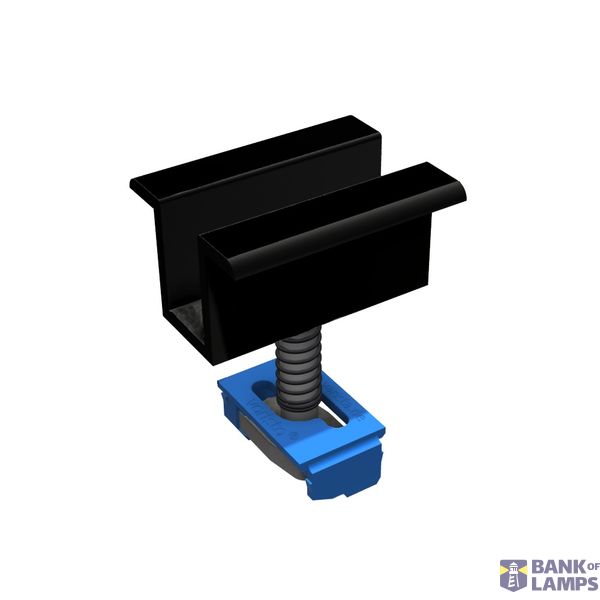 Middle clamp set 2.0 for frame height 35 - 40 mm black image 1