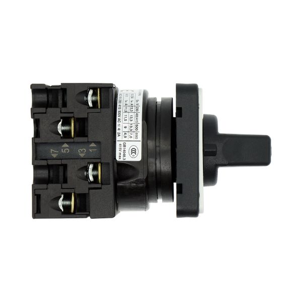 T0-2-15907/E Changeover switches, T0, 20 A, flush mounting, 2 contact unit(s), Contacts: 4, With spring-return from START, 45 °, momentary/maintained, AUTO-0-HAND image 19