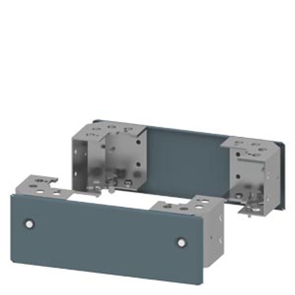Base corner pieces with cover H: 100 mm W: 350 mm image 1