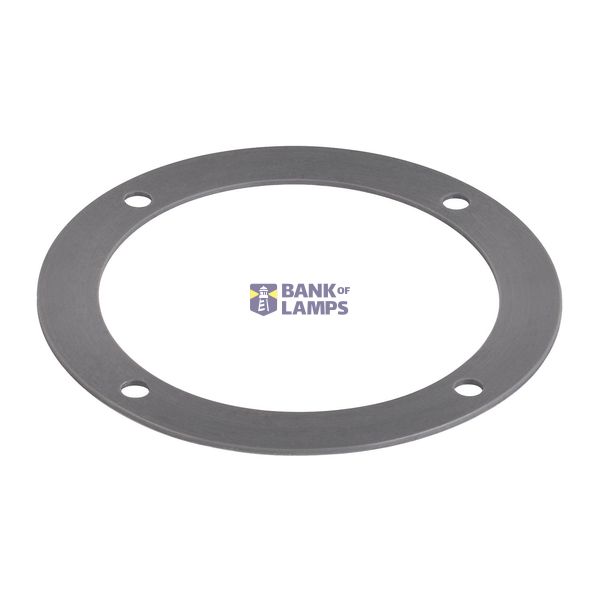 LED PLOT ROUND cover, 1 slot, silver grey image 2